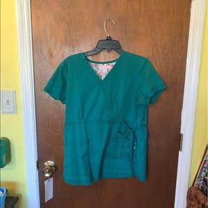 Women’s Koi Scrubs Top